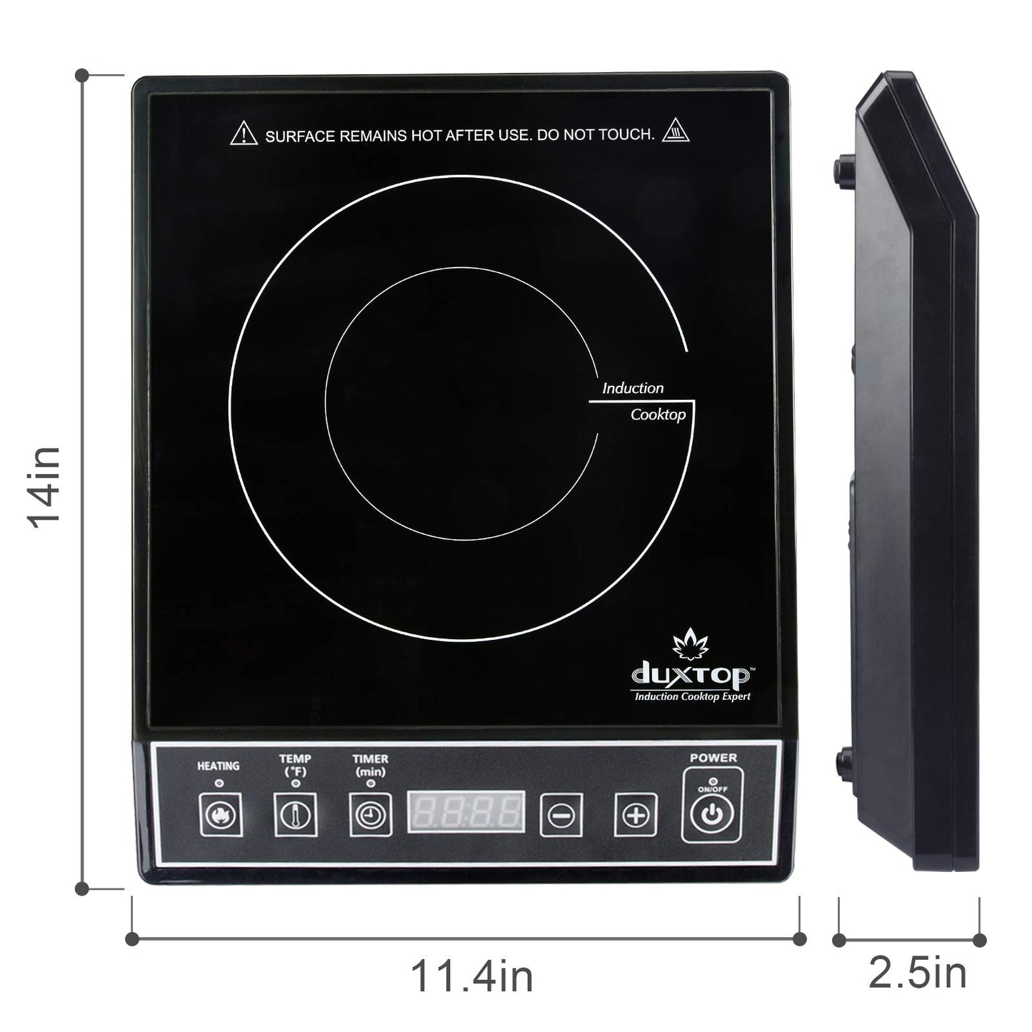 Duxtop 1800W Portable Induction Cooktop Countertop Burner